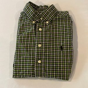 EUC - boys button down polo shirt